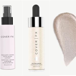 Cover FX Elixir Rose Quartz Mist & Custom Drop Duo